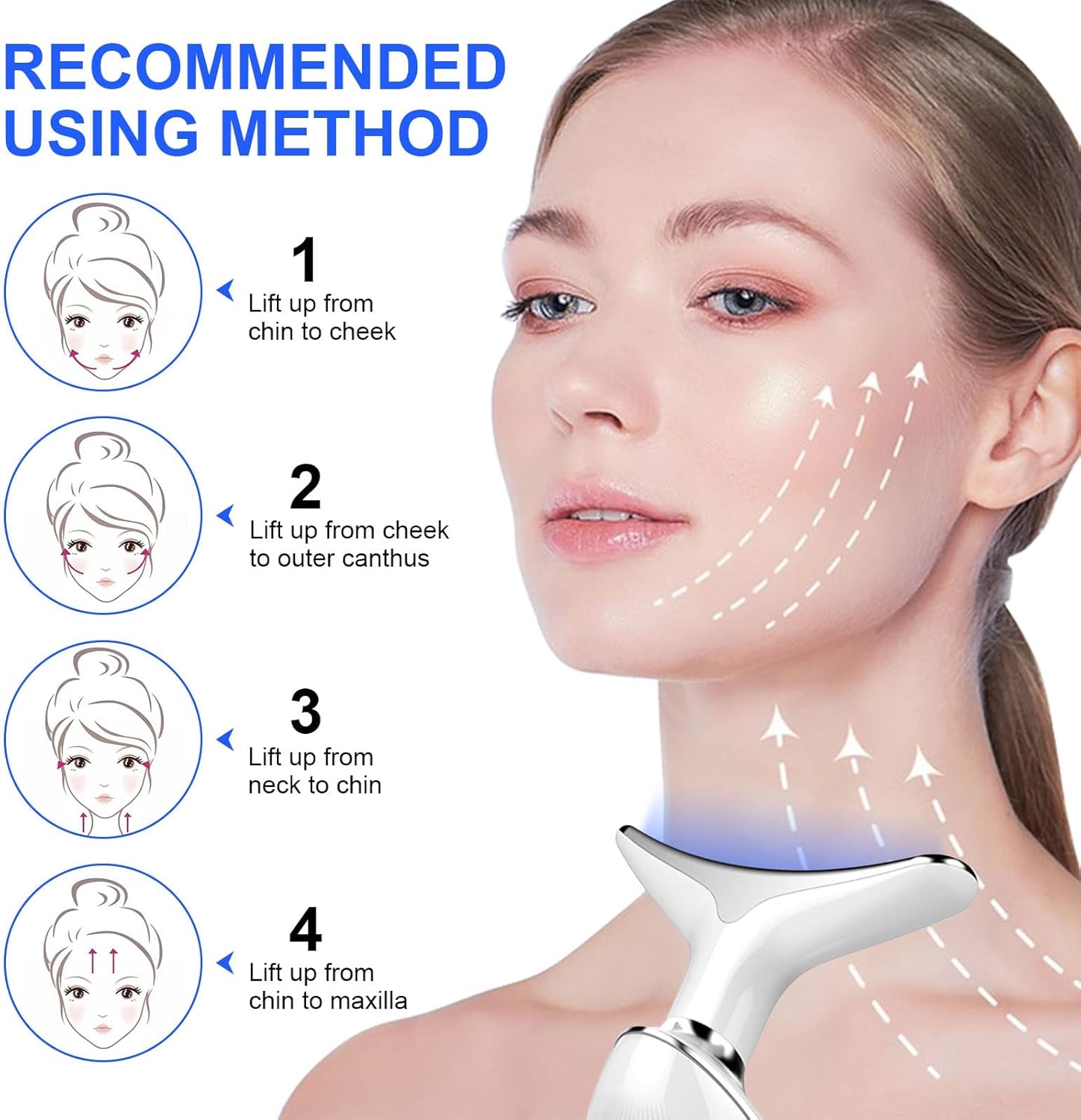 Facial Neck Care lift Lifting Machine, Sonic Facial and Neck Massage