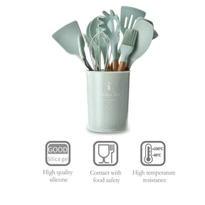 11Pcs Silicone Cooking Utensils