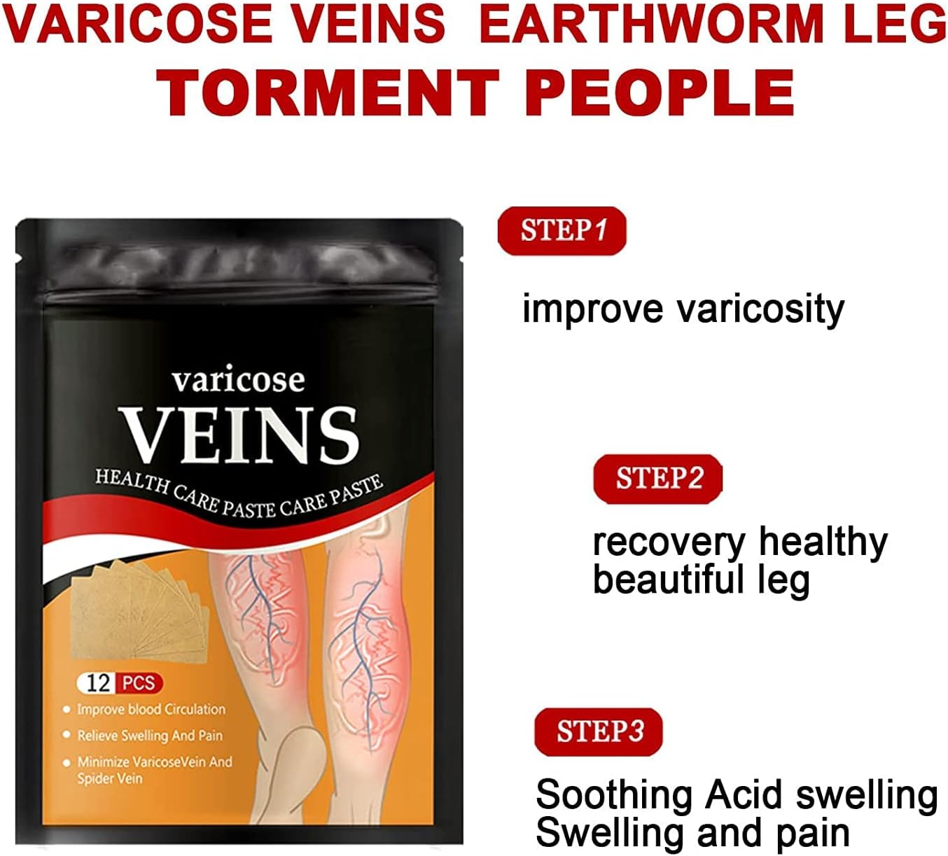 Veins Treatment Patch 24PCS