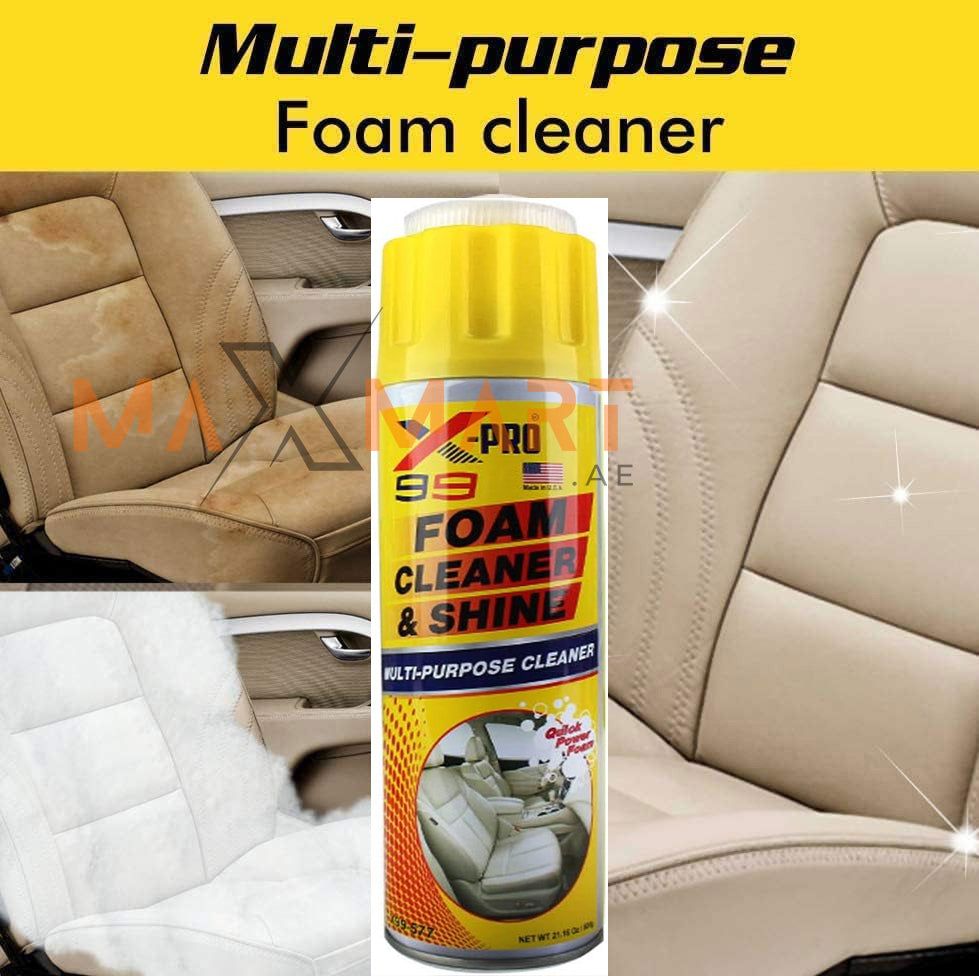 X-Pro Foam Cleaner And Shine For Interior- 600gms Multi-Purpose