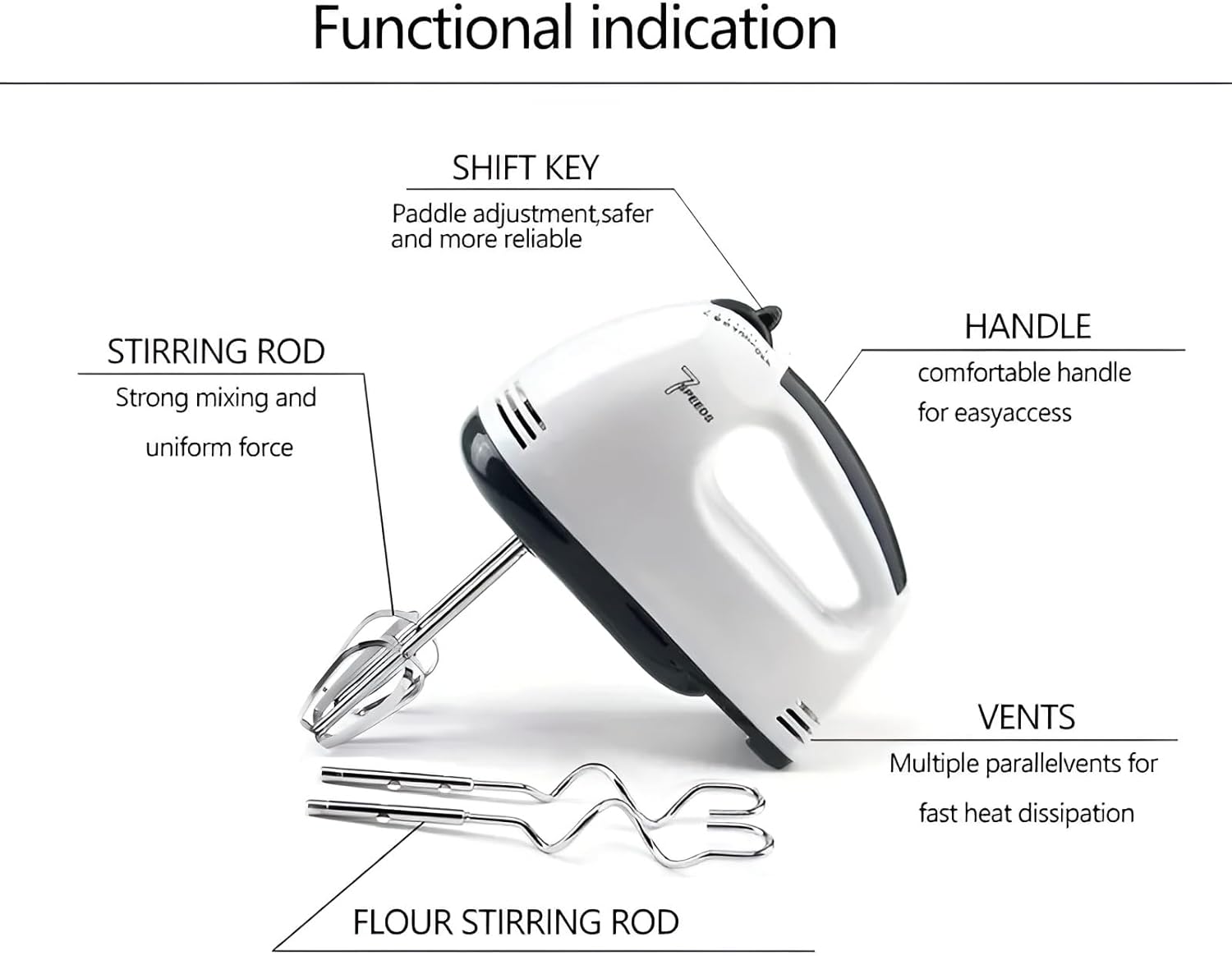 Professional Electric Handheld Mixer