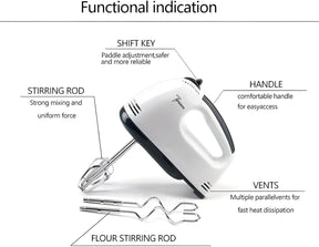 Professional Electric Handheld Mixer