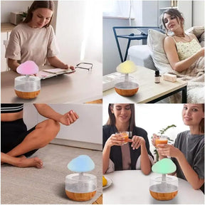 Rain Cloud Night Light Humidifier Essential Oil Diffuser