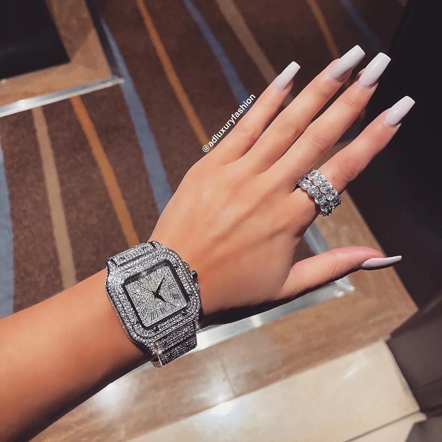 Luxury Full Fashion Diamond Watch for Men and Women