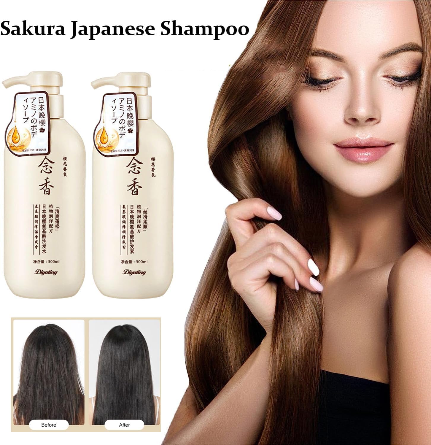 Sakura Japanese Shampoo for Hair Japan's No. 1 Shampoo