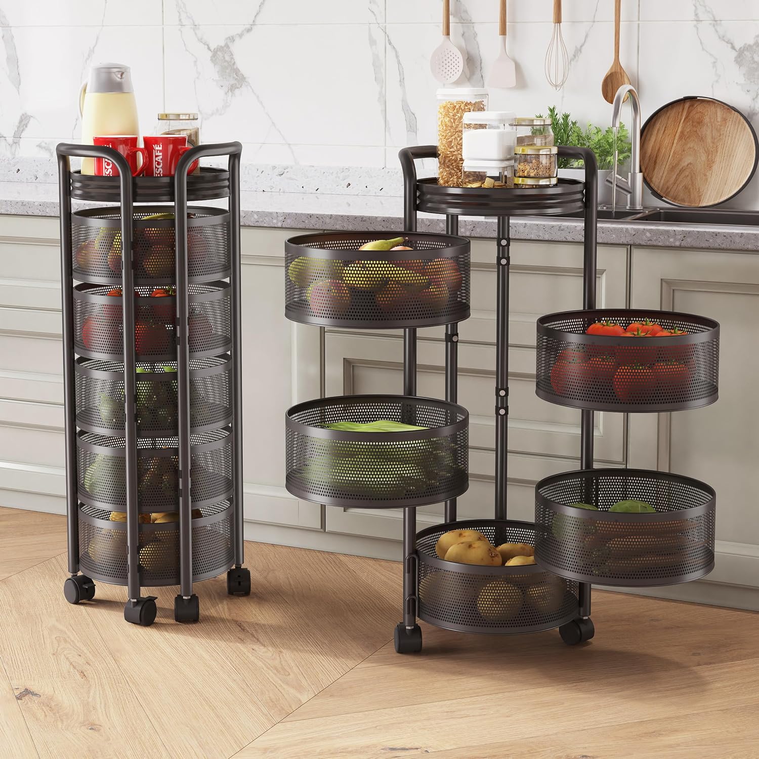 Rotating Storage Racks