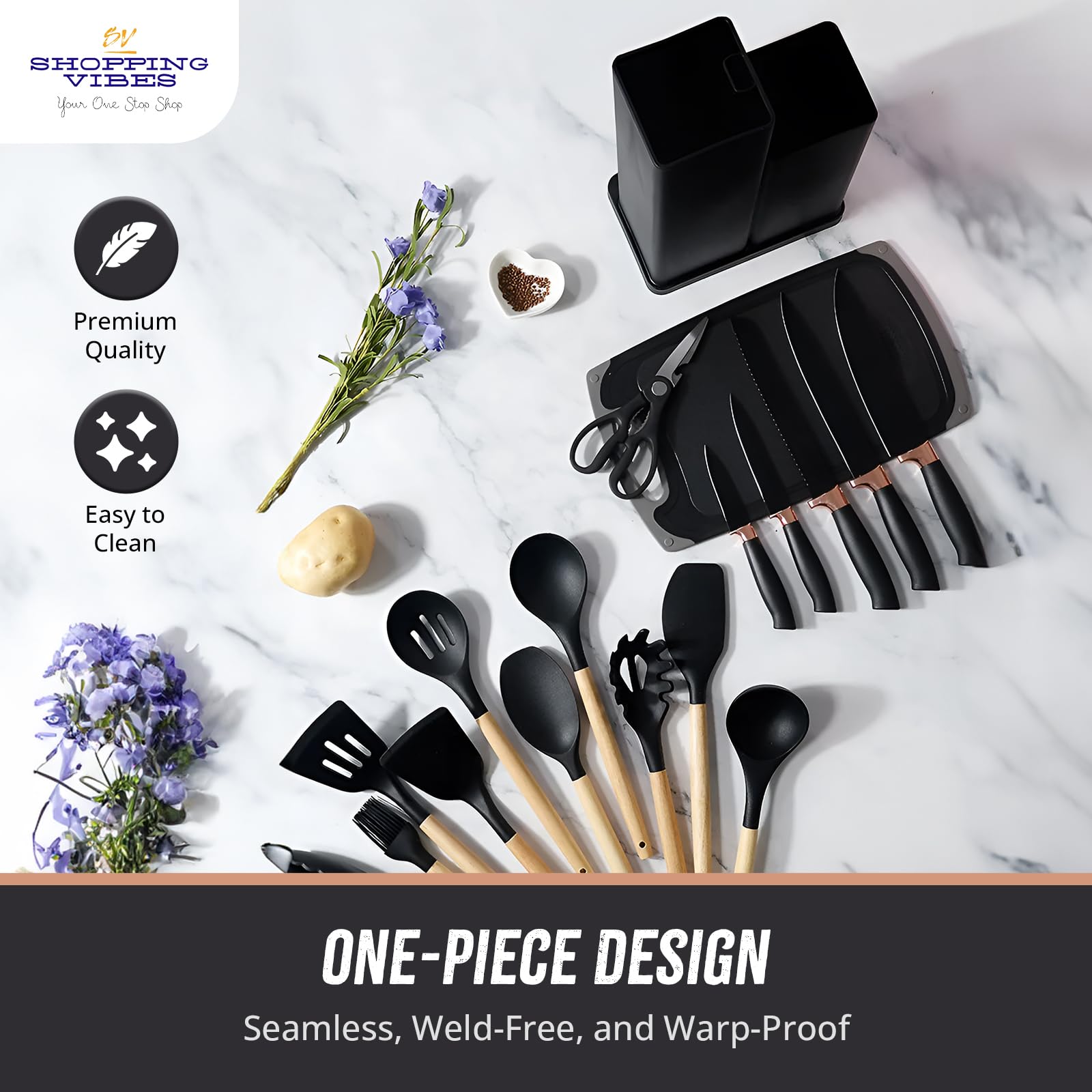 Premium 19pcs Kitchen Utensils Set