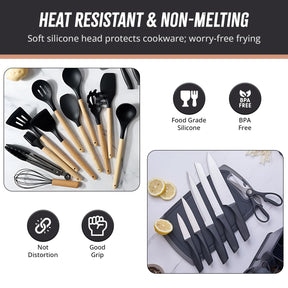 Premium 19pcs Kitchen Utensils Set