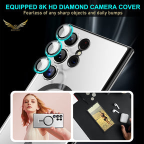 Galaxy S23 Ultra Magnetic Case with Camera Lens Protector