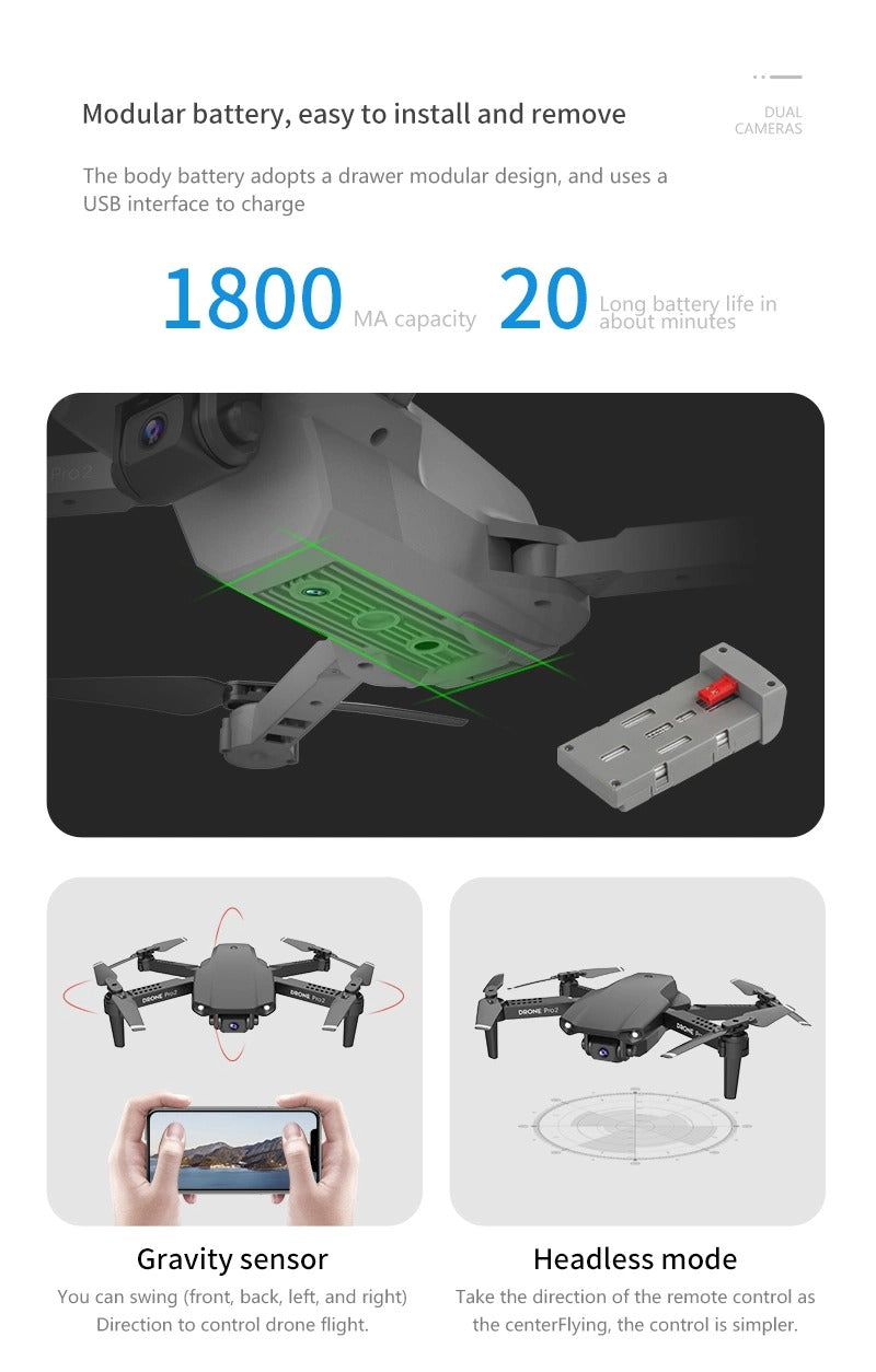 E99 Pro Drone HD Camera