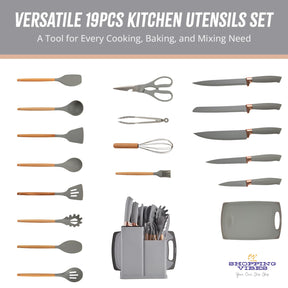 Premium 19pcs Kitchen Utensils Set