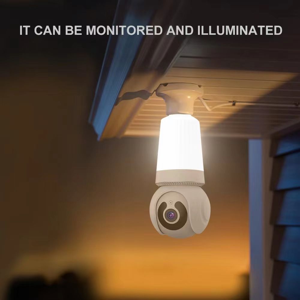 Waterproof Night Vision Wireless Bulb Camera