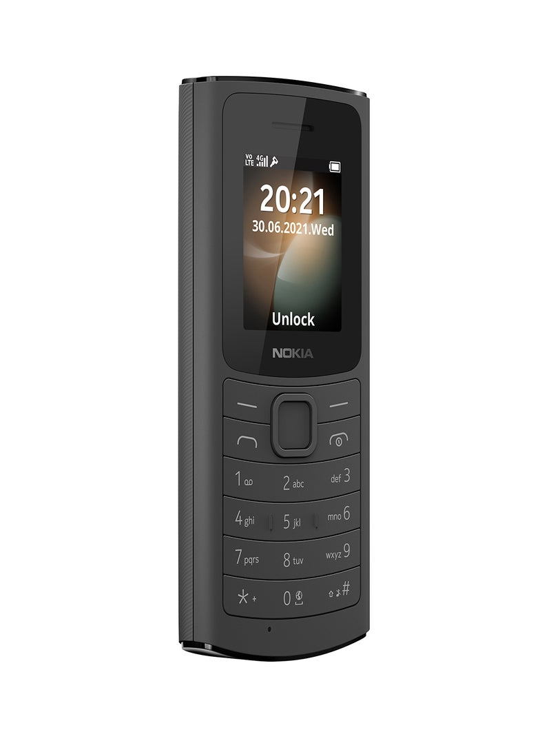 رقم الموديل Nokia 110 4G Dual SIM باللون الأسود