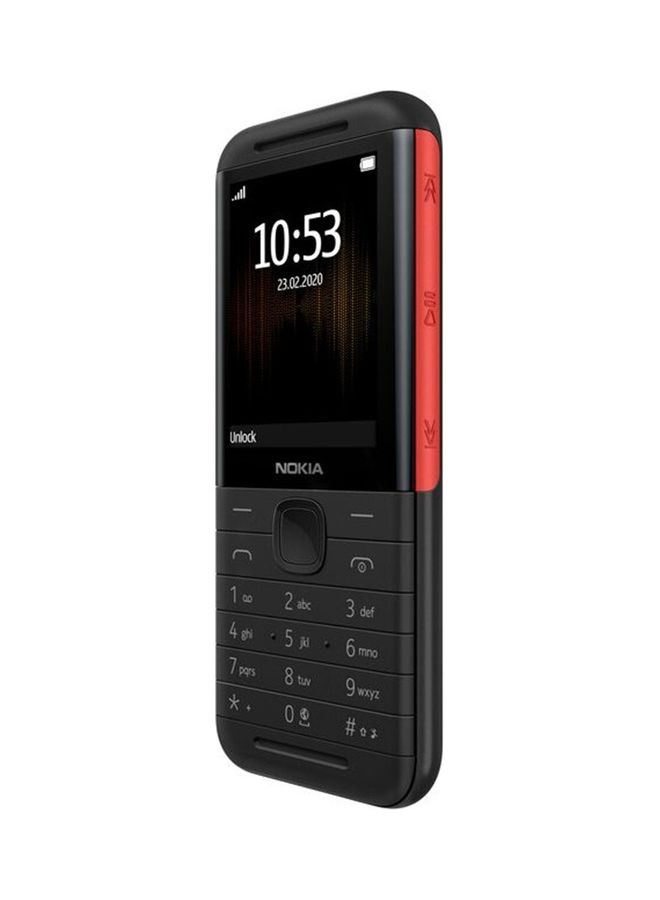 نوكيا 5310 ثنائي الشريحة، أسود وأحمر، 8 ميجابايت رام، 16 ميجابايت، GSM 4G