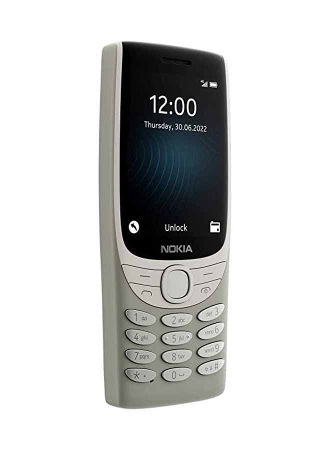 Nokia 8210 Dual SIM Sand / Grey 48MB RAM 128MB 4G - Middle East Version