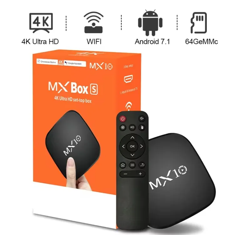 MX10 Box S Android TV Version