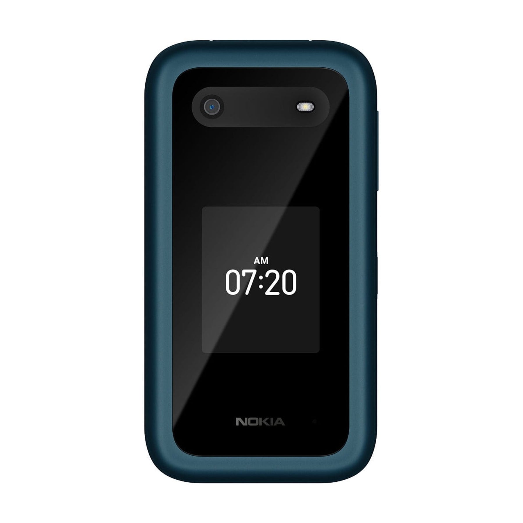 هاتف Nokia 2660 Flip Dual Sim باللون الأزرق بذاكرة وصول عشوائي 48 ميجابايت وذاكرة داخلية 128 ميجابايت وشبكة 4G - الإصدار الدولي