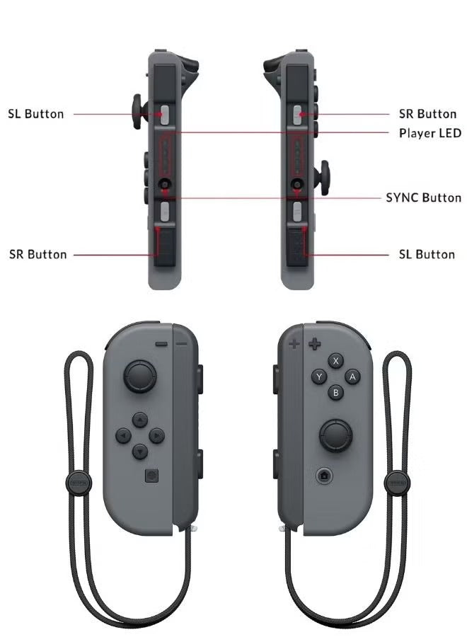 Switch Joy-Con (L/R) - Gray