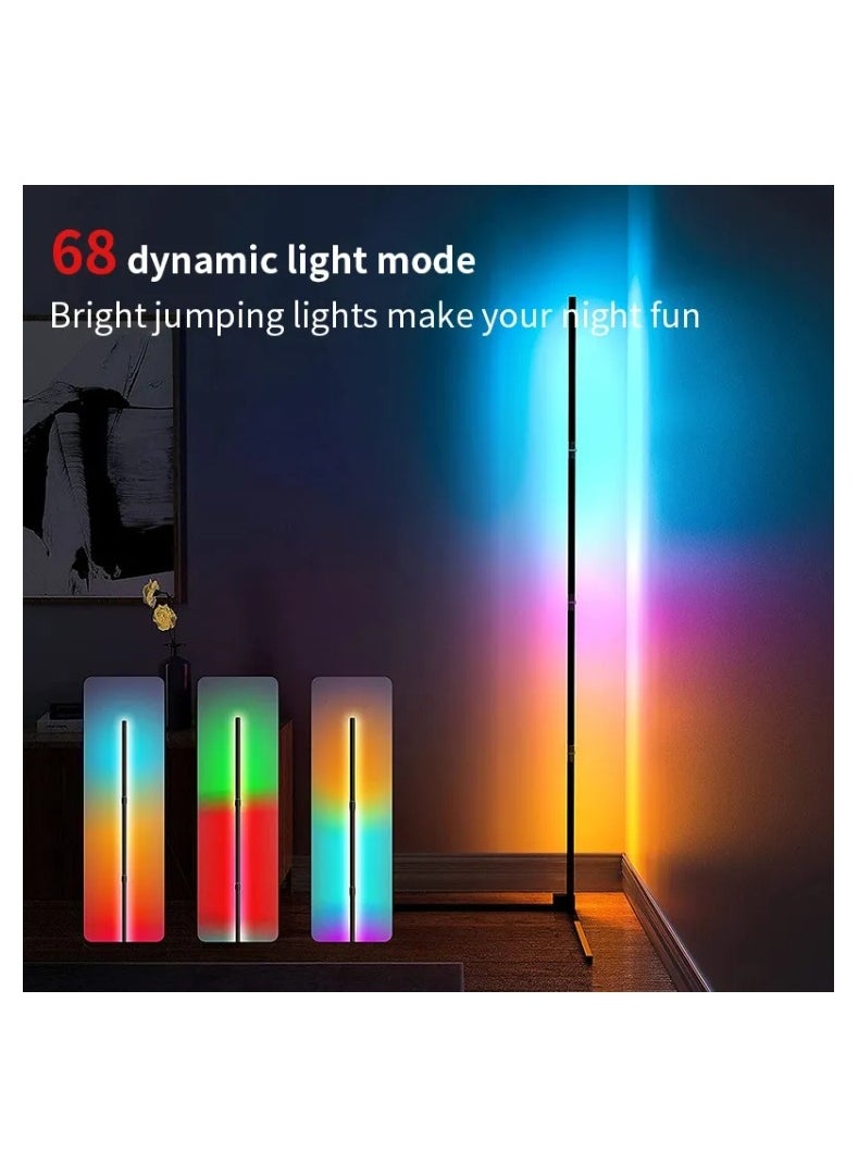 Living Room Dimmable Corner Floor Lamp