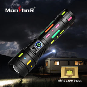 White Laser LED Flashlight