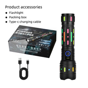 White Laser LED Flashlight