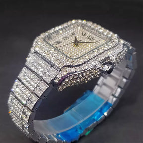 Luxury Watch for Men Bling Diamond Luxury Full Diamond Fashion Watch