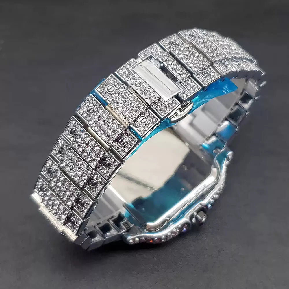 Luxury Watch for Men Bling Diamond Luxury Full Diamond Fashion Watch