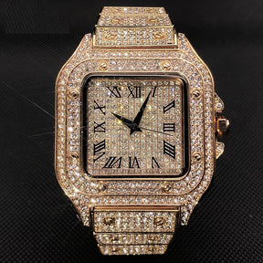 Luxury Watch for Men Bling Diamond Luxury Full Diamond Fashion Watch