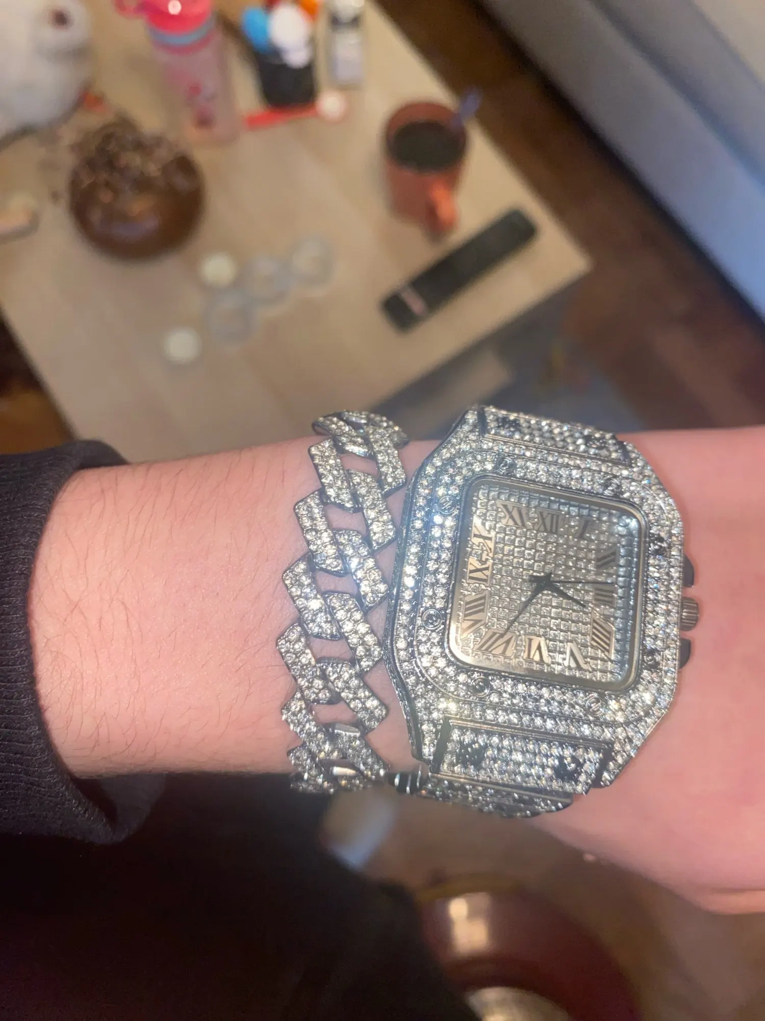 Luxury Full Fashion Diamond Watch for Men and Women